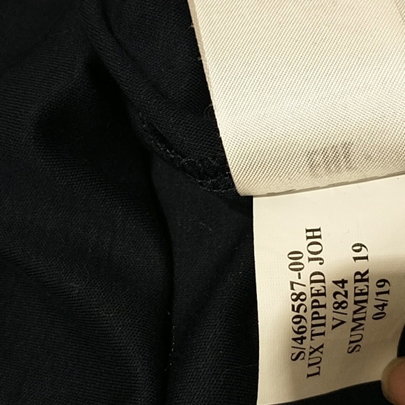 Banana Republic nave blue polo standard fit mens Size Large - Picture 4 of 8